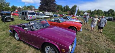 A Wonderful Summer's Day at Yattendon Classic Car Show, Sunshine, TRs & One Unhappy Trunnion