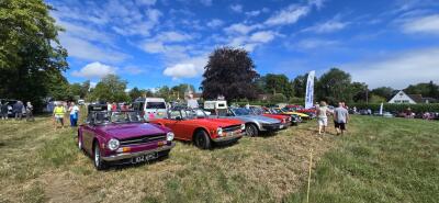 A Wonderful Summer's Day at Yattendon Classic Car Show, Sunshine, TRs & One Unhappy Trunnion