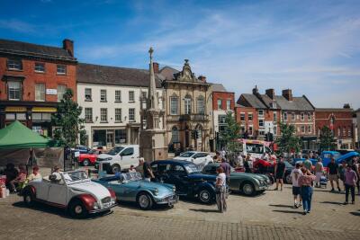 Derbyshire Dales at Ashbourne Classic Car Festival