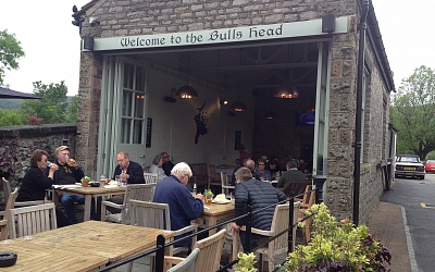 Lunch at the Bull's Head, Castleton.