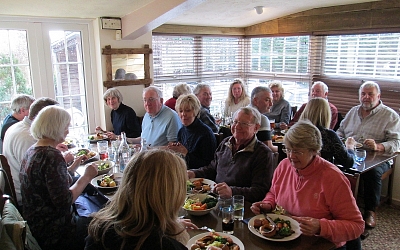 Lunch at The Bell Inn, Bowden Hill.