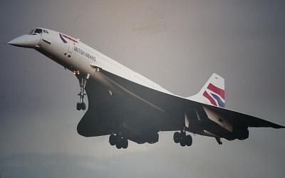 At the Concorde exhibition