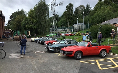 The cars attracted a lot of attention