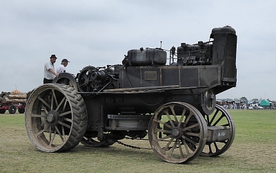 Mighty Fowler ploughing engine with diesel conversion.