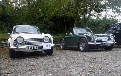 Cornwall Group TRs were awarded trophies for Best 60s car and Best Sportscar.