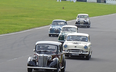 1952 MG Y-Type leads Longbridge quartet of A105 and A35s