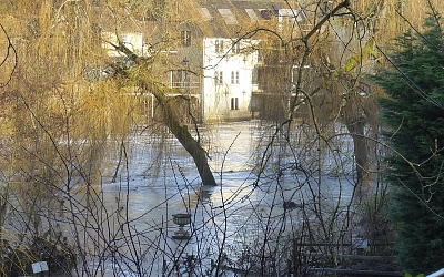 River levels high at Avoncliff