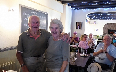 Congratulations to John and Yvonne on the occasion of their Diamond Wedding Anniversary.