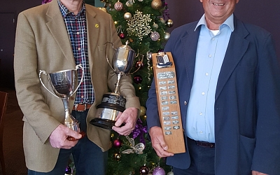 Multi award-winning Len Olds and Bentley Orchard.