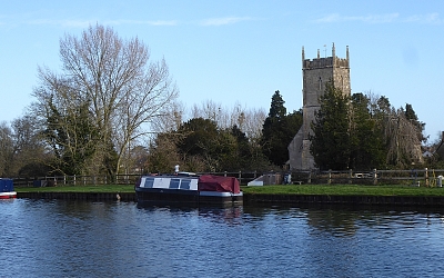 Frampton Church from the canal