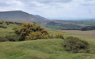 The Black Mountains and Brecon Beacons beyond