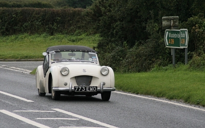 TS2 was briefly in Cornwall again in October 2010 when it successfully completed the Club Triumph Round Britain Reliability Run. 