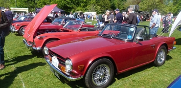 Kennet Valley TR Group supporting 29th Newbury Blood Cancer UK Classic Car Show