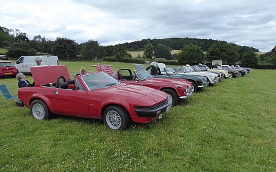 Parked up at Eastnor