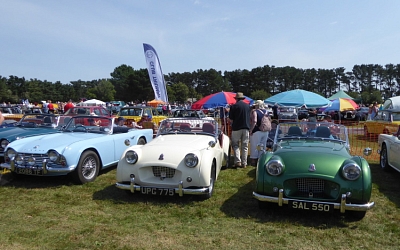 These TR2s certainly attracted a lot of attention.