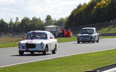 Gilbern GT and Austin A40