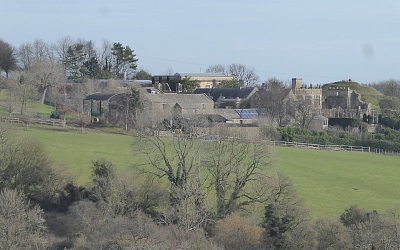Euridge Manor from a distance