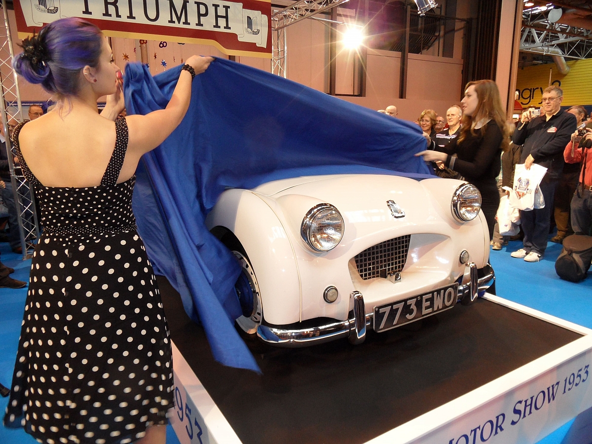 TR Register Wins 'Best Club Stand Theme' at the NEC Classic Motor Show 2013