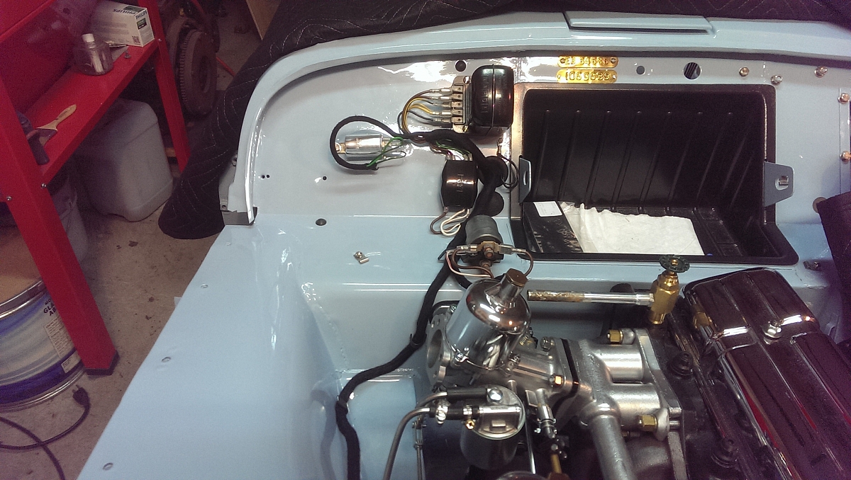 1960 TR3A Restoration - Replacing the battery box