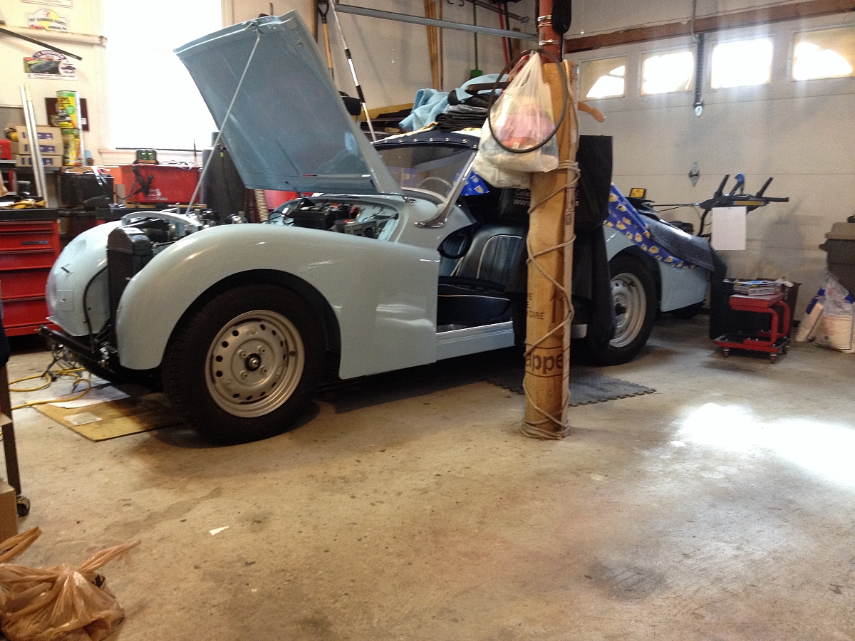 1960 TR3a Restoration - Front wings aka the project from Hell.