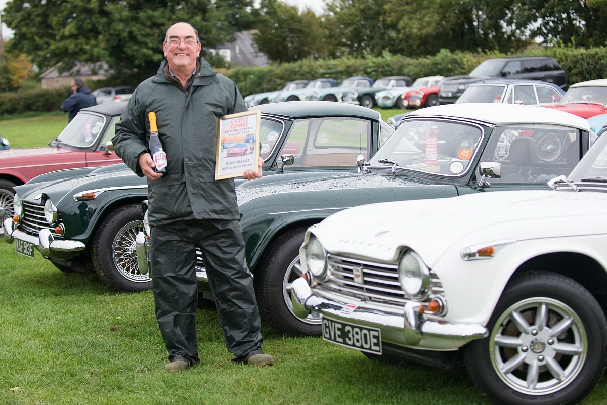 TR Register wins Best Club of the Day in the Club Village at the Castle Combe Autumn Classic