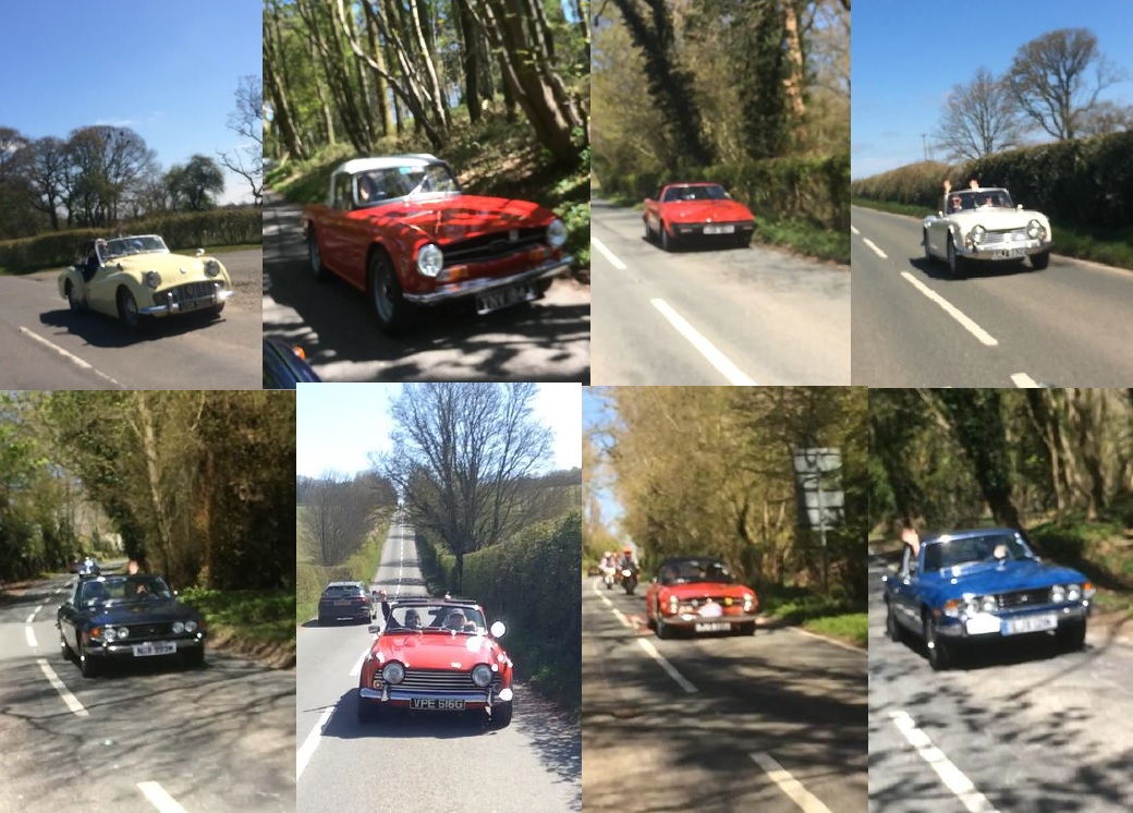 Kennet Valley Group Drive it Day - at last the roar of KVG TR's on the road again!