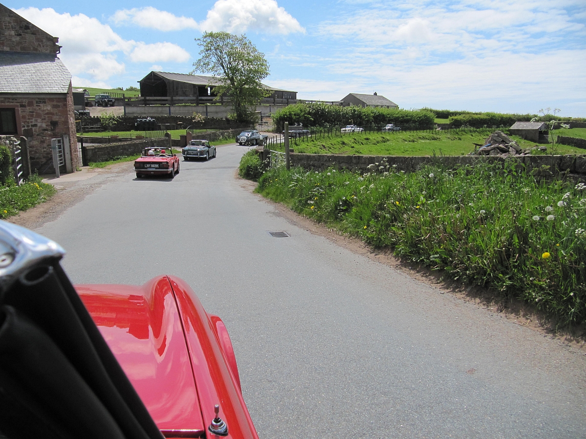 CUMBRIA TR GROUP 'DRIVE IT DAY' TO DALEMAIN CLASSIC CAR SHOW