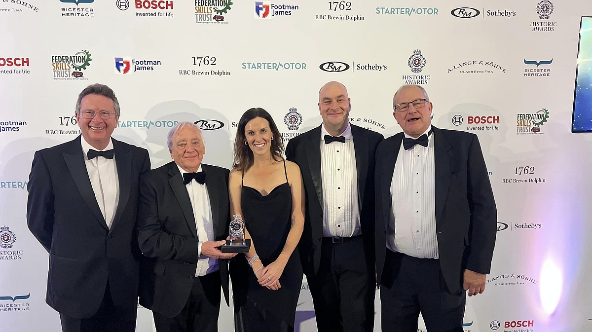 TR Register wins Innovation category at Royal Automobile Club Historic Awards