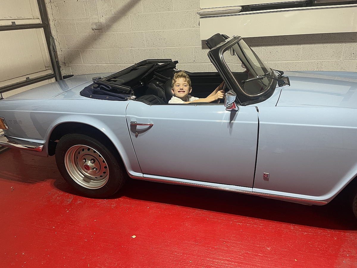 Thank you for accepting me into your club, just purchased a TR6 