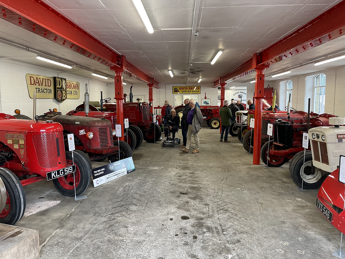 WHARFEDALE TR's VISIT DAVID BROWN TRACTOR MUSEUM 4th OCTOBER