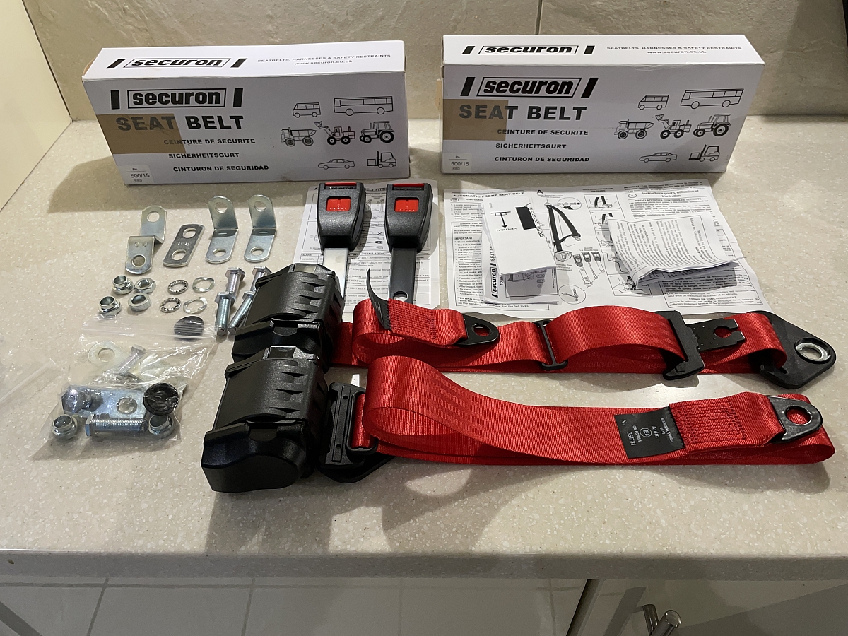 Inertia Reel Seat Belts