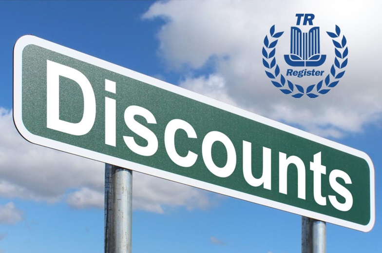 A huge platform of discounts for TR Register Members